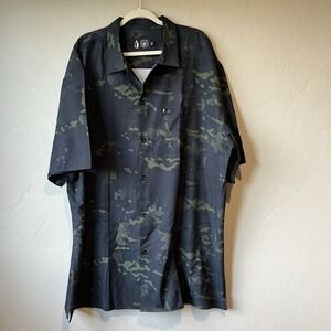 Tachuntfish THF Mojito Multicam Black Button Up Shirt Mens 5XL Original Fit 5x